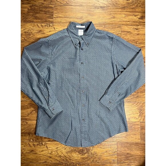Brooks Brothers Regent Mens Button Down, size Large Fabric Woven In Italy - Picture 1 of 7